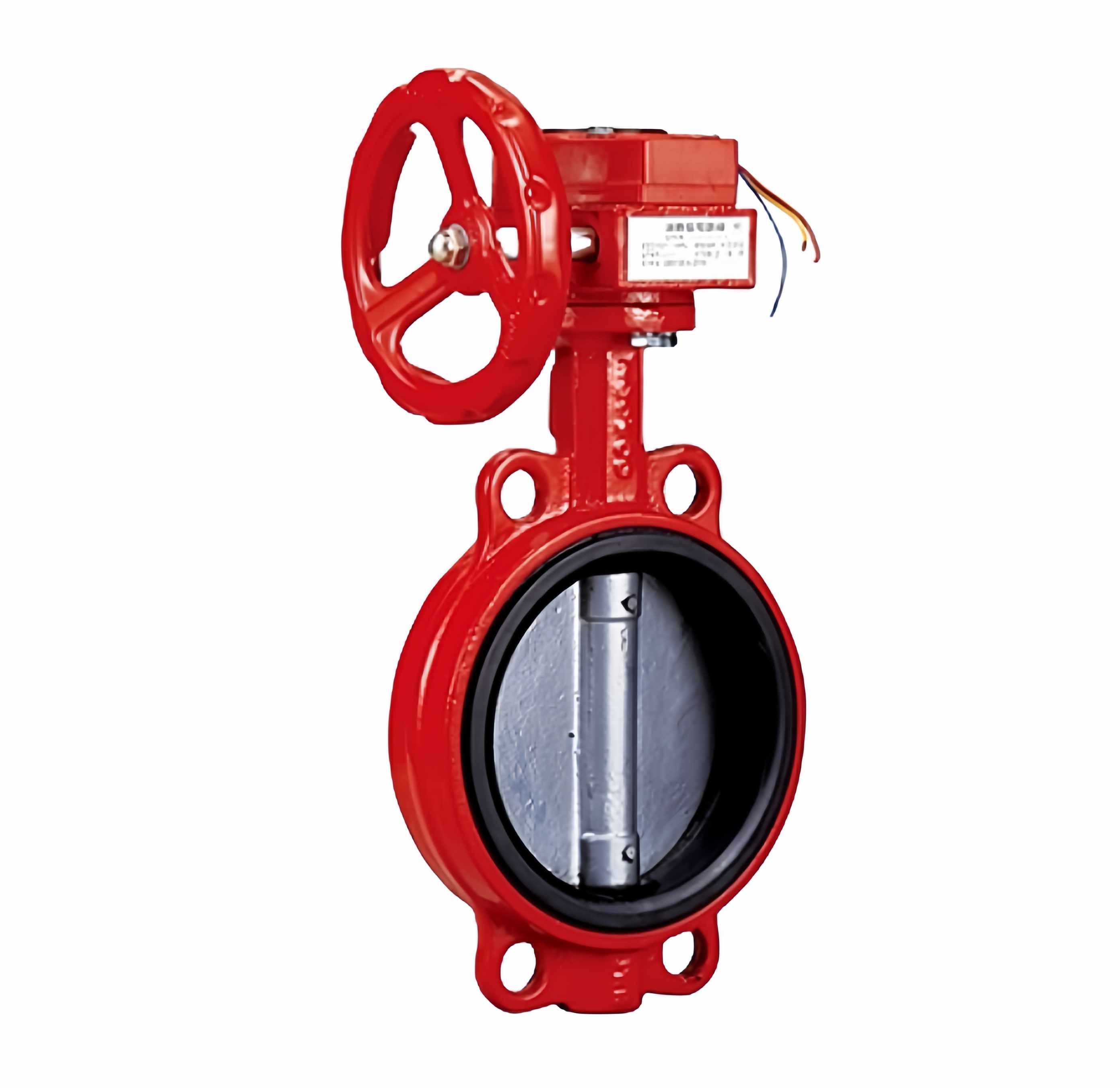 Worm gear Fire Butterfly Valve