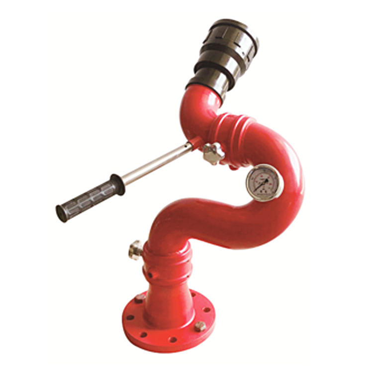 Fixed Manual Fire Water Cannon with swivel joint – enables wide - range movement for precise fire targeting in industrial settings.