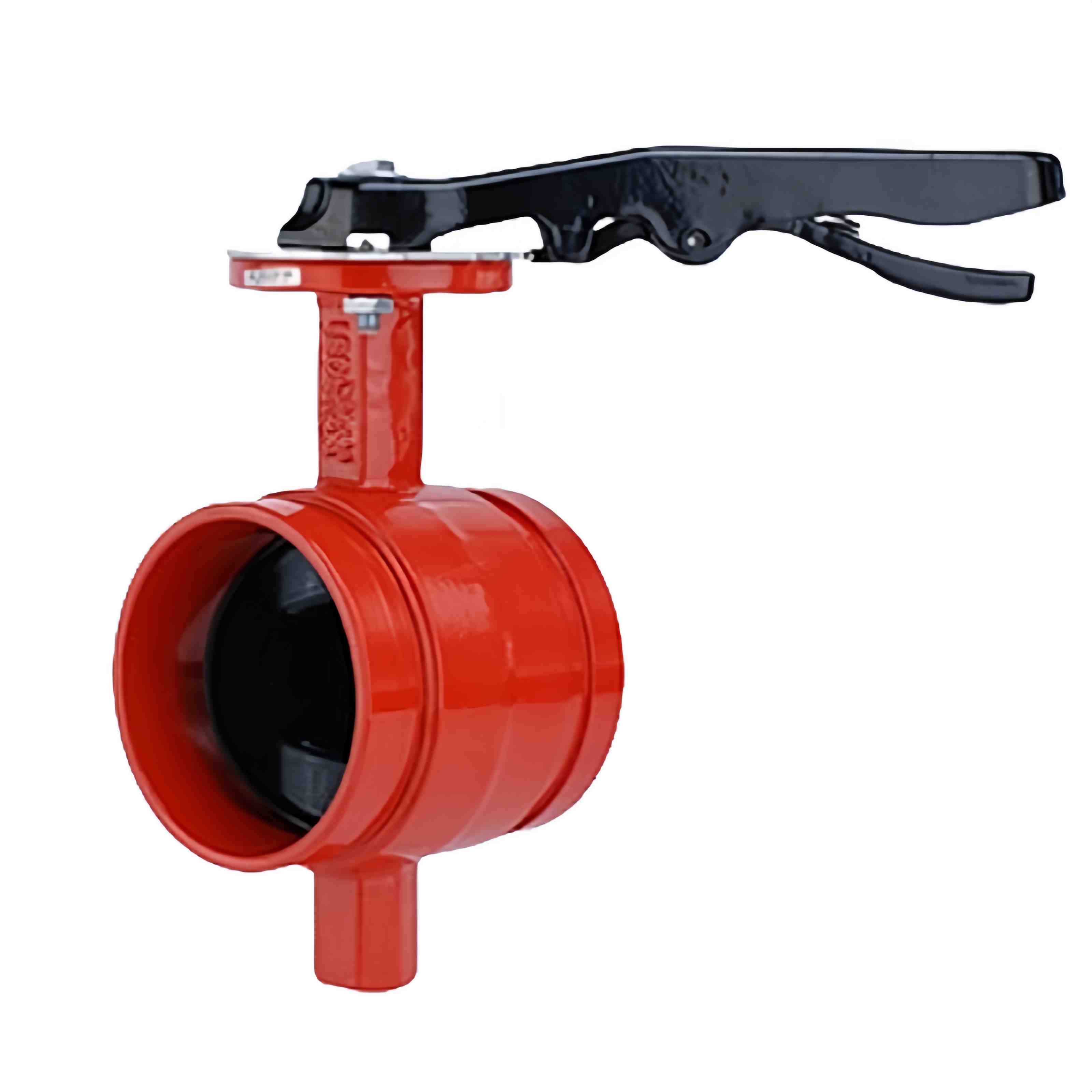 Lever Handle Grooved Butterfly Valve