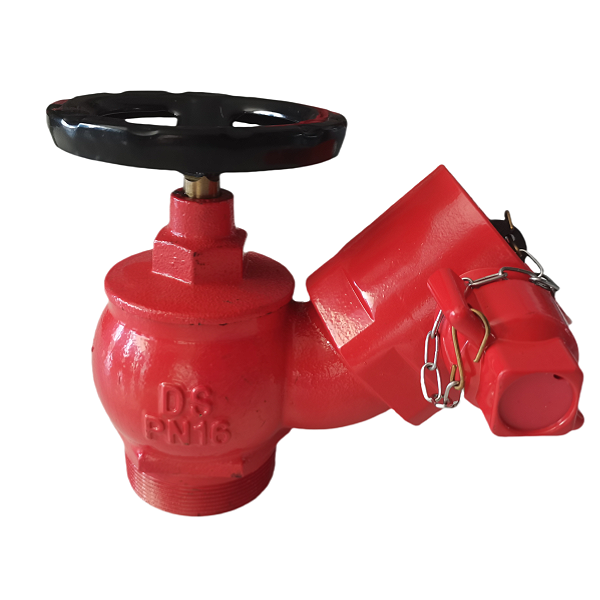 Brass Fire Hose Valve Divider Landing Valve For Firefighting Water Flow Control